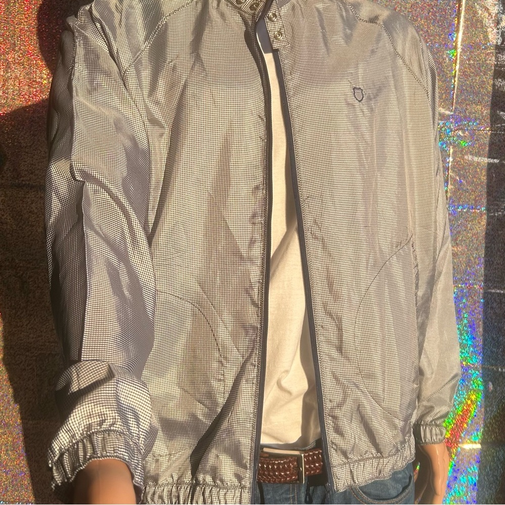 k-SWISS Silver Zip-Up Jacket